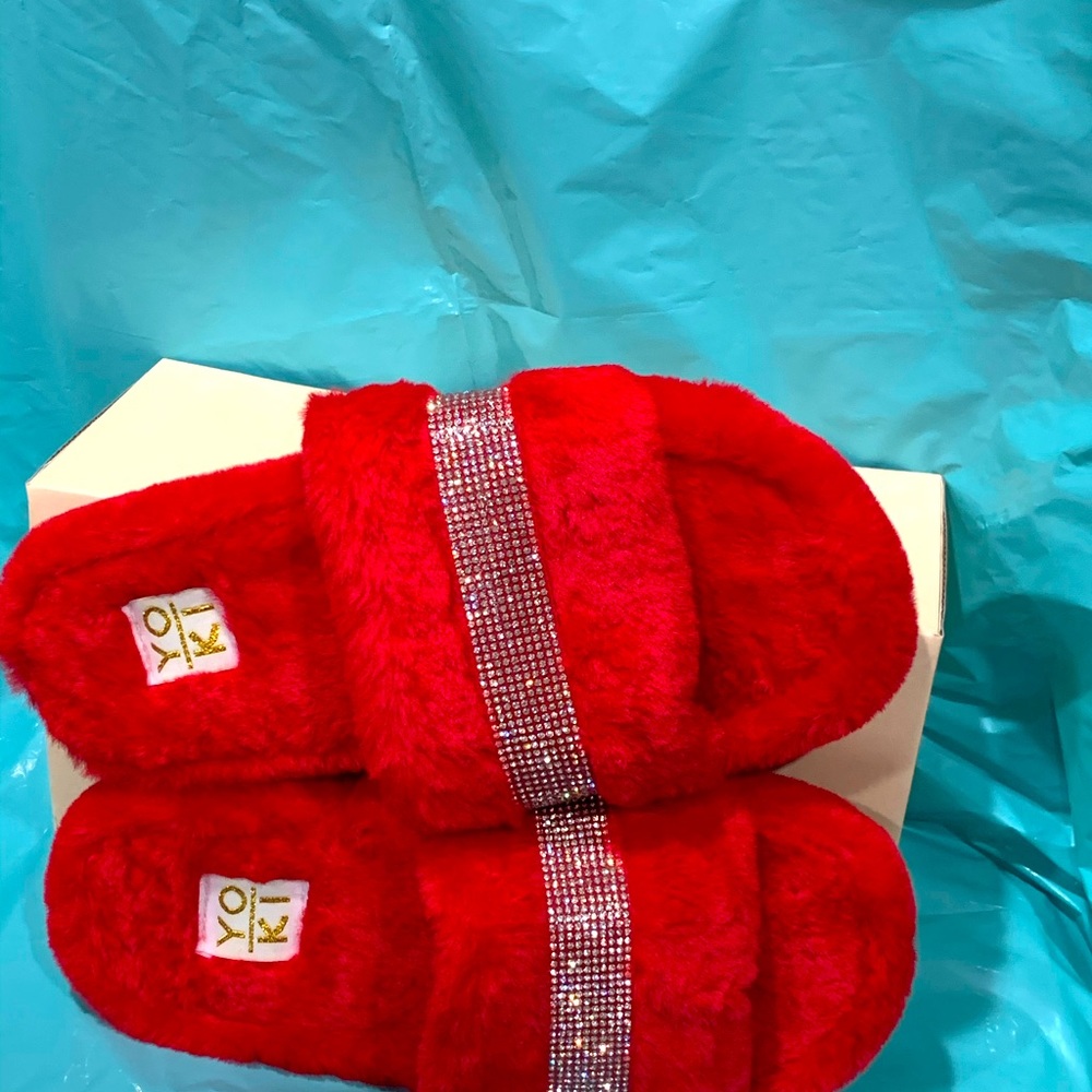 Rhinestone slippers